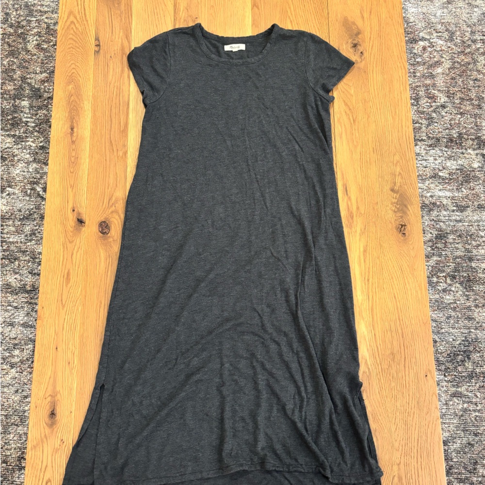 Madewell Charcoal Midi Dress